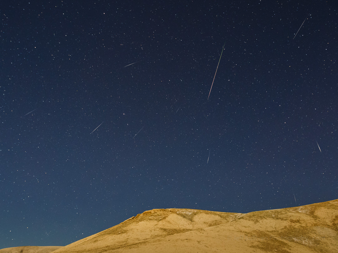 Quadrantid Meteor Over Death Valley Hills - Jeff Sullivan ...